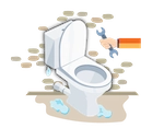 Toalett / spola cistern